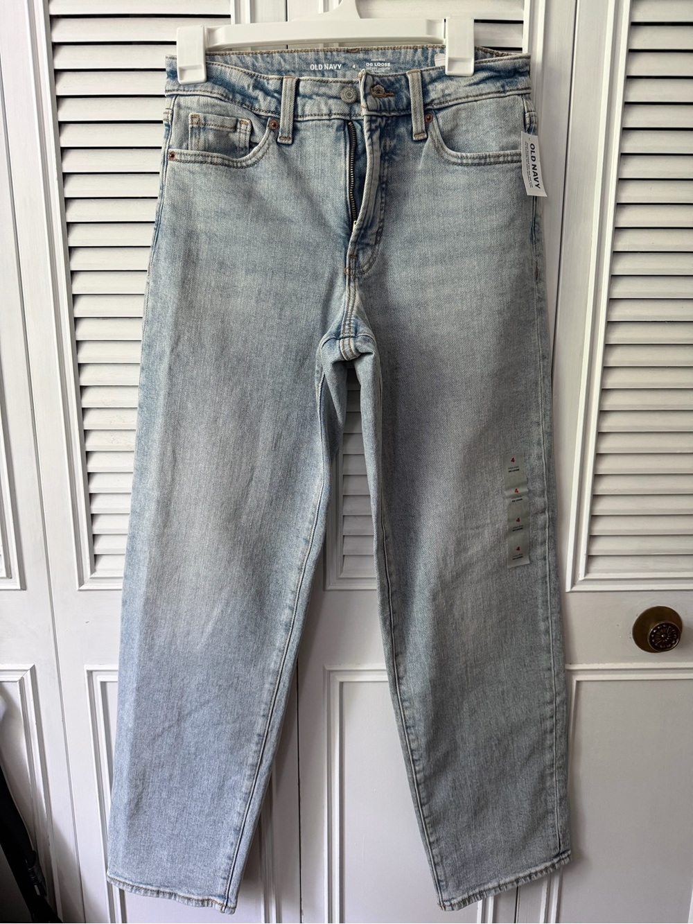 Old Navy Light Blue High-Rise Straight Jeans
